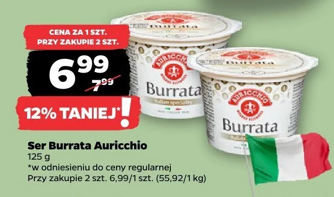 Ser Burrata promocja w Netto
