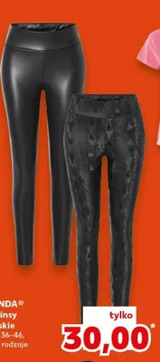Legginsy damskie, różne rodzaje Oyanda promocja w Kaufland