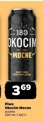 Piwo Okocim Mocne promocja w Netto