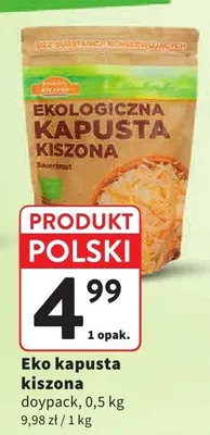 Eko kapusta kiszona doypack Intermarche promocja w Intermarche