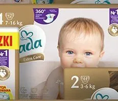 Pieluchy Extra Care rozmiar 4 promocja w Biedronka