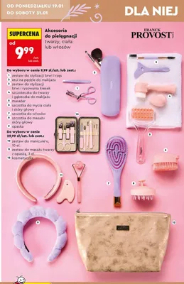 Szczotka do masażu skóry głowy FRANCK PROVOST promocja w Biedronka