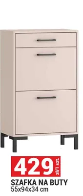 Szafka na buty 50 x 17 x 116 cm promocja w Merkury Market