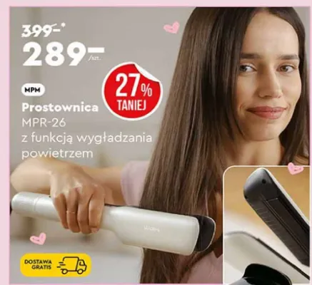 Prostownica MPR-26 z funkcją wygładzania powietrzem promocja w Biedronka