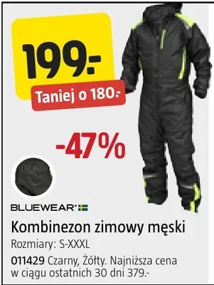 Kombinezon zimowy męski BLUEWEAR rozmiary S-XXXL promocja w Jula