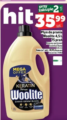 Płyn do prania Woolite 4,5L 75 prań promocja w TOPAZ