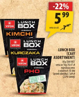 Lunch box (cały asortyment) VIFON promocja w Arhelan