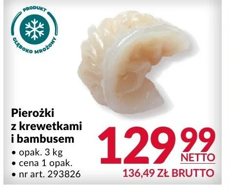 Pierożki z krewetkami i bambusem Makro promocja w Makro