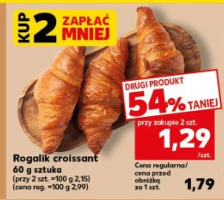 Rogalik croissant promocja w Kaufland