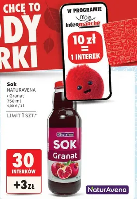 Sok Granat 750 ml promocja w Intermarche
