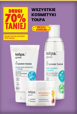 Wszystkie rodzaje produktów drugi -70% promocja w Biedronka