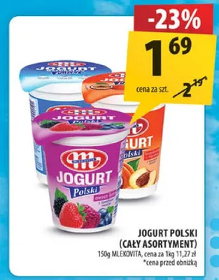 Jogurt polski Mlekovita promocja w Arhelan