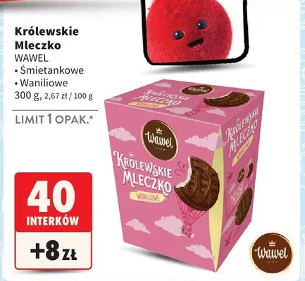 Królewskie Mleczko śmietankowe 300 g promocja w Intermarche