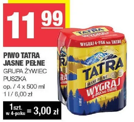 Piwo promocja w SPAR