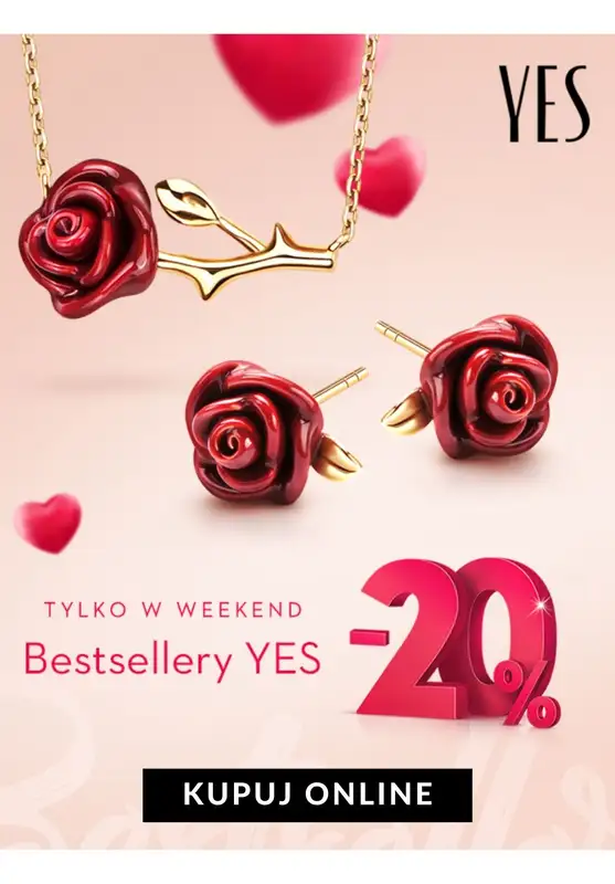 YES - gazetka promocyjna -20% na bestsellery YES od piątku 31.01 