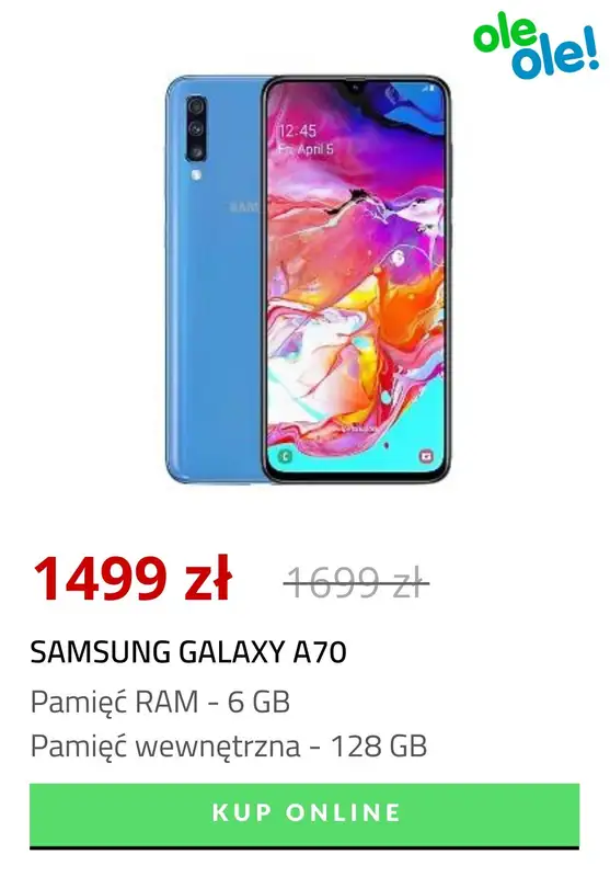 OleOle! - gazetka promocyjna Do -1440 zł na smartfony od wtorku 25.02  - strona 4