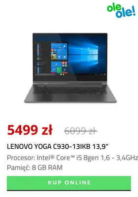 OleOle! - gazetka promocyjna Do -600 zł na laptopy od środy 26.02 do czwartku 27.02 - strona 5