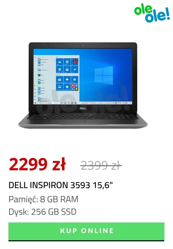 OleOle! - gazetka promocyjna Do -600 zł na laptopy od środy 26.02 do czwartku 27.02 - strona 4