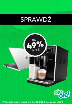 OleOle! - gazetka promocyjna Do -49% na wyprzedaży od wtorku 03.03 do środy 04.03 OleOle! - gazetka promocyjna Do -49% na wyprzedaży od wtorku 03.03 do środy 04.03