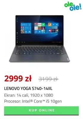 OleOle! - gazetka promocyjna Do -1150 zł na laptopy od czwartku 05.03 do piątku 06.03 - strona 2 OleOle! - gazetka promocyjna Do -1150 zł na laptopy od czwartku 05.03 do piątku 06.03 - strona 2