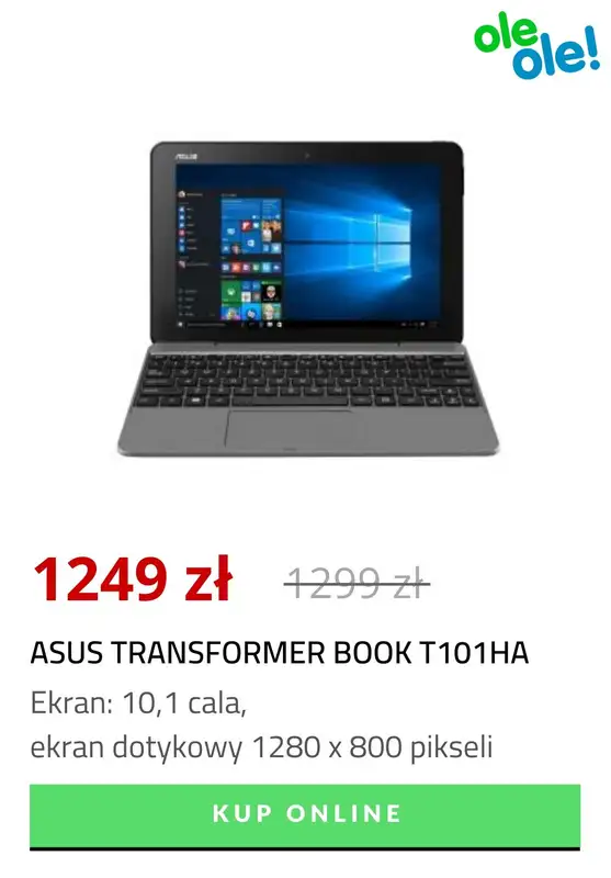 OleOle! - gazetka promocyjna Do -1150 zł na laptopy od czwartku 05.03 do piątku 06.03 - strona 4