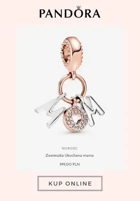Pandora - gazetka promocyjna Od 79 zł biżuteria na Dzień Matki od środy 22.04 do czwartku 07.05 - strona 7 Pandora - gazetka promocyjna Od 79 zł biżuteria na Dzień Matki od środy 22.04 do czwartku 07.05 - strona 7