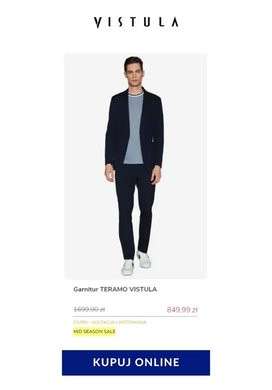 Vistula - gazetka promocyjna Od 64,99 zł kolekcja Capri od czwartku 07.05 do czwartku 21.05 - strona 7