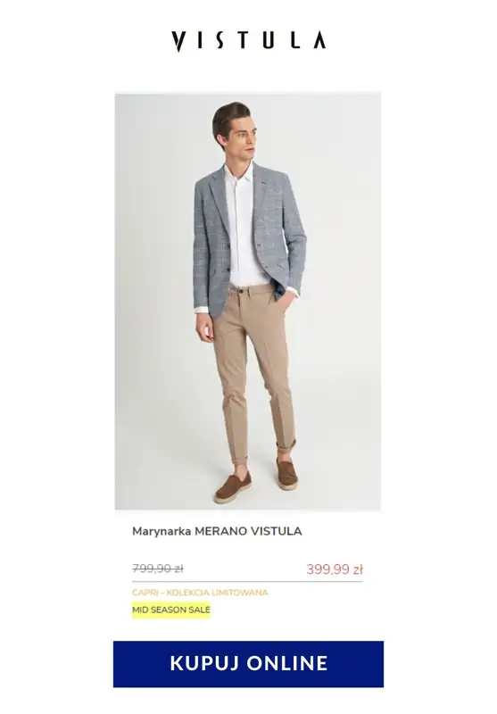 Vistula - gazetka promocyjna Od 64,99 zł kolekcja Capri od czwartku 07.05 do czwartku 21.05 - strona 12