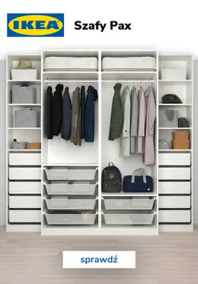 #zostanwdomu - gazetka promocyjna Ikea | Szafy PAX od wtorku 12.05 