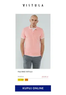 Vistula - gazetka promocyjna 2 koszulki Polo za 79,99 zł od soboty 23.05 do soboty 30.05 - strona 4