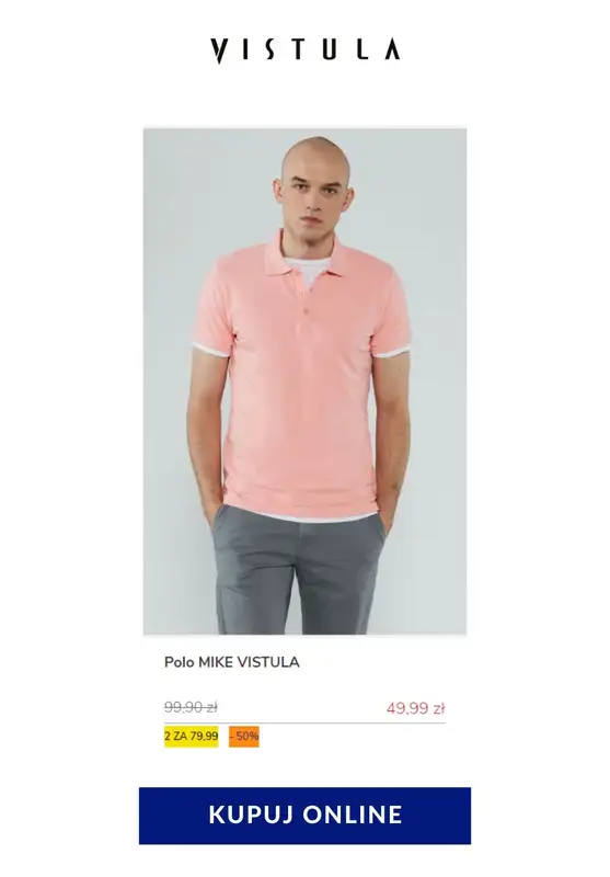 Vistula - gazetka promocyjna 2 koszulki Polo za 79,99 zł od soboty 23.05 do soboty 30.05 - strona 4