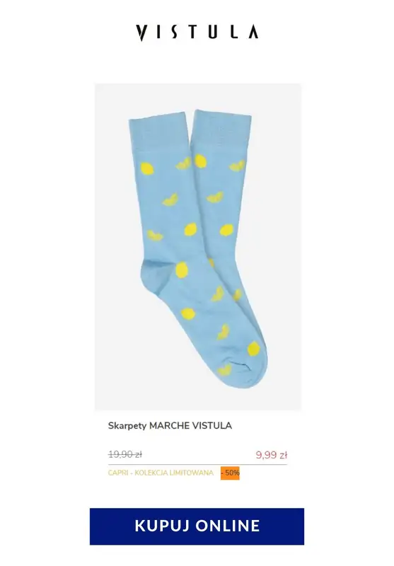 Vistula - gazetka promocyjna -50% na akcesoria męskie od poniedziałku 25.05 do czwartku 04.06 - strona 16