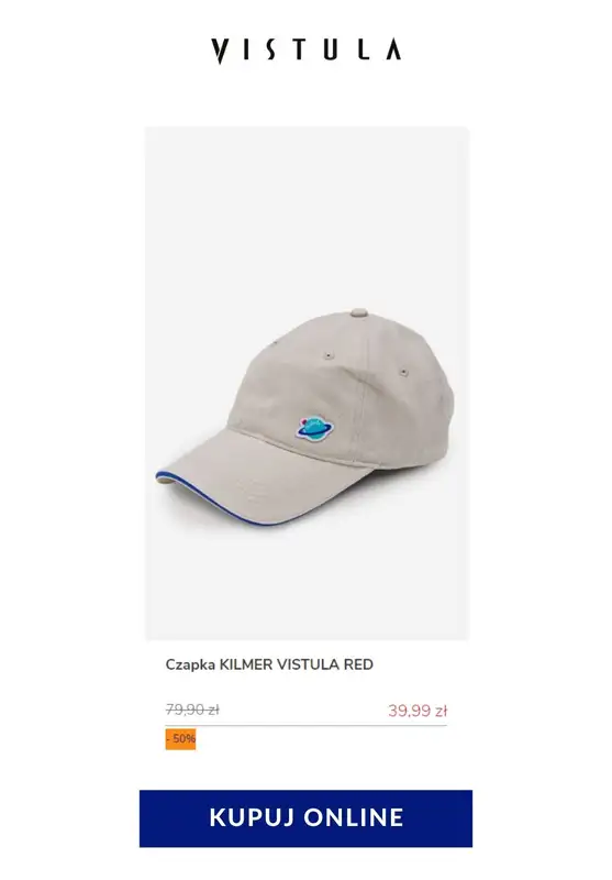 Vistula - gazetka promocyjna -50% na akcesoria męskie od poniedziałku 25.05 do czwartku 04.06 - strona 3