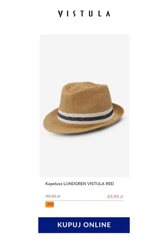 Vistula - gazetka promocyjna -50% na akcesoria męskie od poniedziałku 25.05 do czwartku 04.06 - strona 5