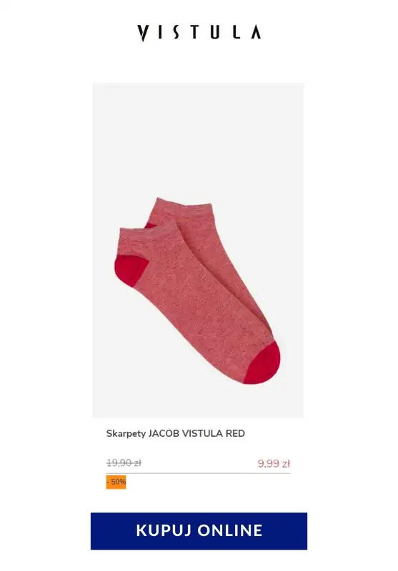 Vistula - gazetka promocyjna -50% na akcesoria męskie od poniedziałku 25.05 do czwartku 04.06 - strona 17