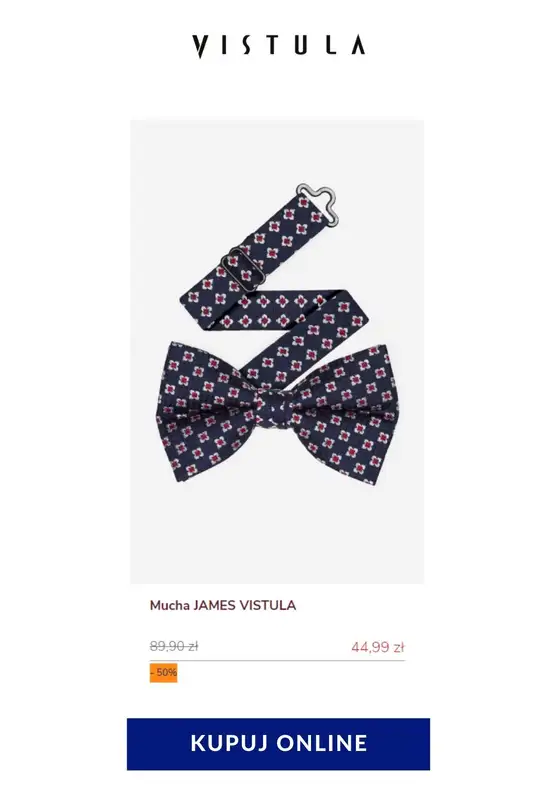 Vistula - gazetka promocyjna -50% na akcesoria męskie od poniedziałku 25.05 do czwartku 04.06 - strona 10