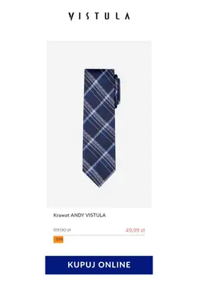 Vistula - gazetka promocyjna -50% na akcesoria męskie od poniedziałku 25.05 do czwartku 04.06 - strona 6 Vistula - gazetka promocyjna -50% na akcesoria męskie od poniedziałku 25.05 do czwartku 04.06 - strona 6