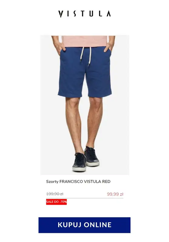 Vistula - gazetka promocyjna Do -70% na szorty męskie od środy 03.06 do czwartku 11.06 - strona 13