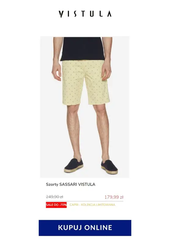 Vistula - gazetka promocyjna Do -70% na szorty męskie od środy 03.06 do czwartku 11.06 - strona 4