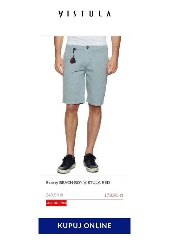 Vistula - gazetka promocyjna Do -70% na szorty męskie od środy 03.06 do czwartku 11.06 - strona 11