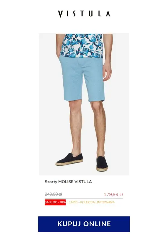 Vistula - gazetka promocyjna Do -70% na szorty męskie od środy 03.06 do czwartku 11.06 - strona 8