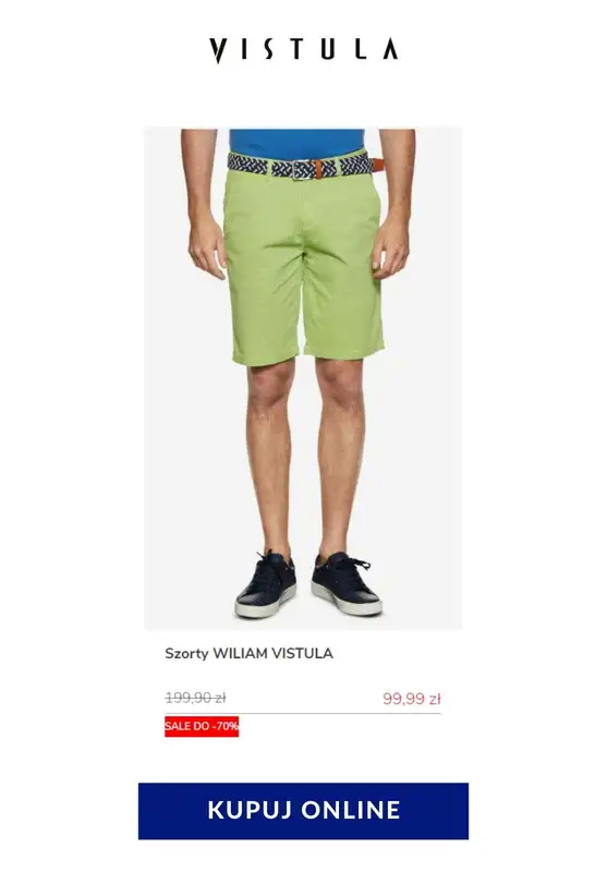Vistula - gazetka promocyjna Do -70% na szorty męskie od środy 03.06 do czwartku 11.06 - strona 9