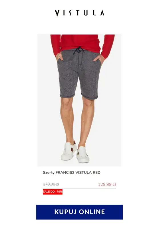 Vistula - gazetka promocyjna Do -70% na szorty męskie od środy 03.06 do czwartku 11.06 - strona 3