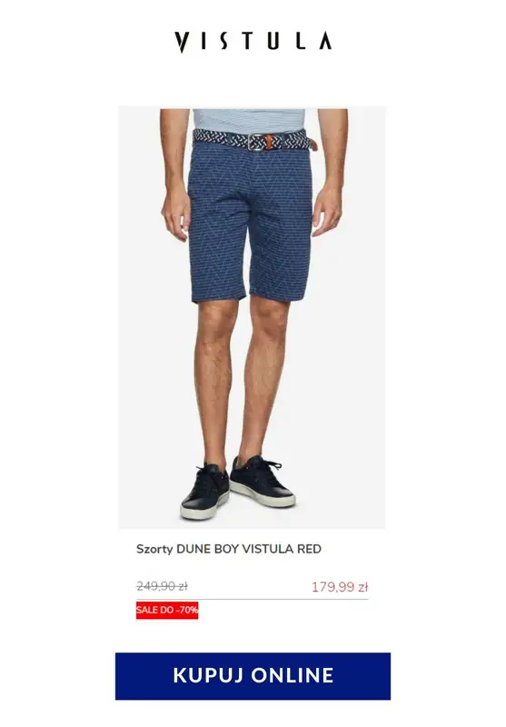 Vistula - gazetka promocyjna Do -70% na szorty męskie od środy 03.06 do czwartku 11.06 - strona 12
