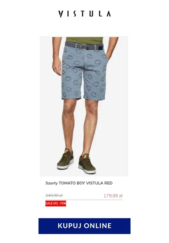 Vistula - gazetka promocyjna Do -70% na szorty męskie od środy 03.06 do czwartku 11.06 - strona 16