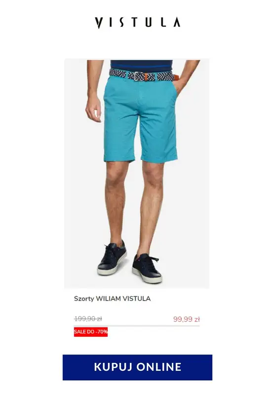 Vistula - gazetka promocyjna Do -70% na szorty męskie od środy 03.06 do czwartku 11.06 - strona 10