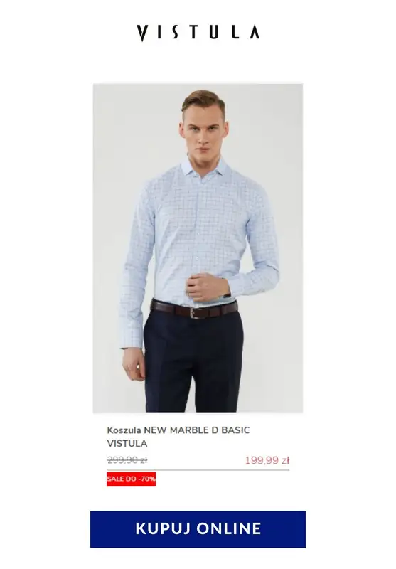 Vistula - gazetka promocyjna Do -70% na koszulę w kratę od poniedziałku 08.06 do poniedziałku 15.06 - strona 11