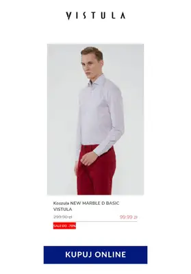 Vistula - gazetka promocyjna Do -70% na koszulę w kratę od poniedziałku 08.06 do poniedziałku 15.06 - strona 16