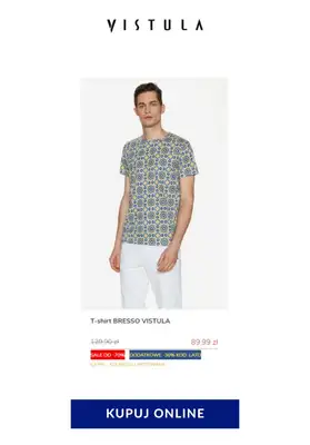 Vistula - gazetka promocyjna Do -70% hity cenowe od środy 22.07 do środy 29.07 - strona 26 Vistula - gazetka promocyjna Do -70% hity cenowe od środy 22.07 do środy 29.07 - strona 26