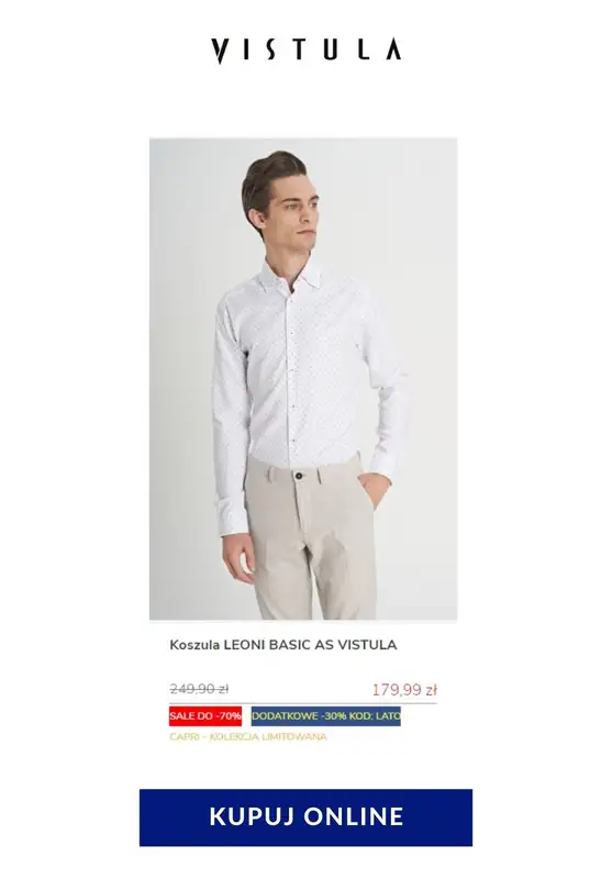 Vistula - gazetka promocyjna Do -70% hity cenowe od środy 22.07 do środy 29.07 - strona 17